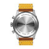 42mm P-51 Mustang Black Dial Brown leather Strap
