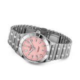 32mm Steel Diamond Pink Dial Bracelet