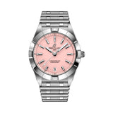 32mm Steel Diamond Pink Dial Bracelet