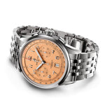 42mm B01 Chronograph Salmon Dial Stainless Steel Bracelet