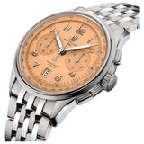 42mm B01 Chronograph Salmon Dial Stainless Steel Bracelet