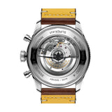 46mm Curtiss Warhawk GMT Green Dial Brown Leather Strap