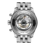 46mm P-51 Mustang GMT Black Dial On Bracelet