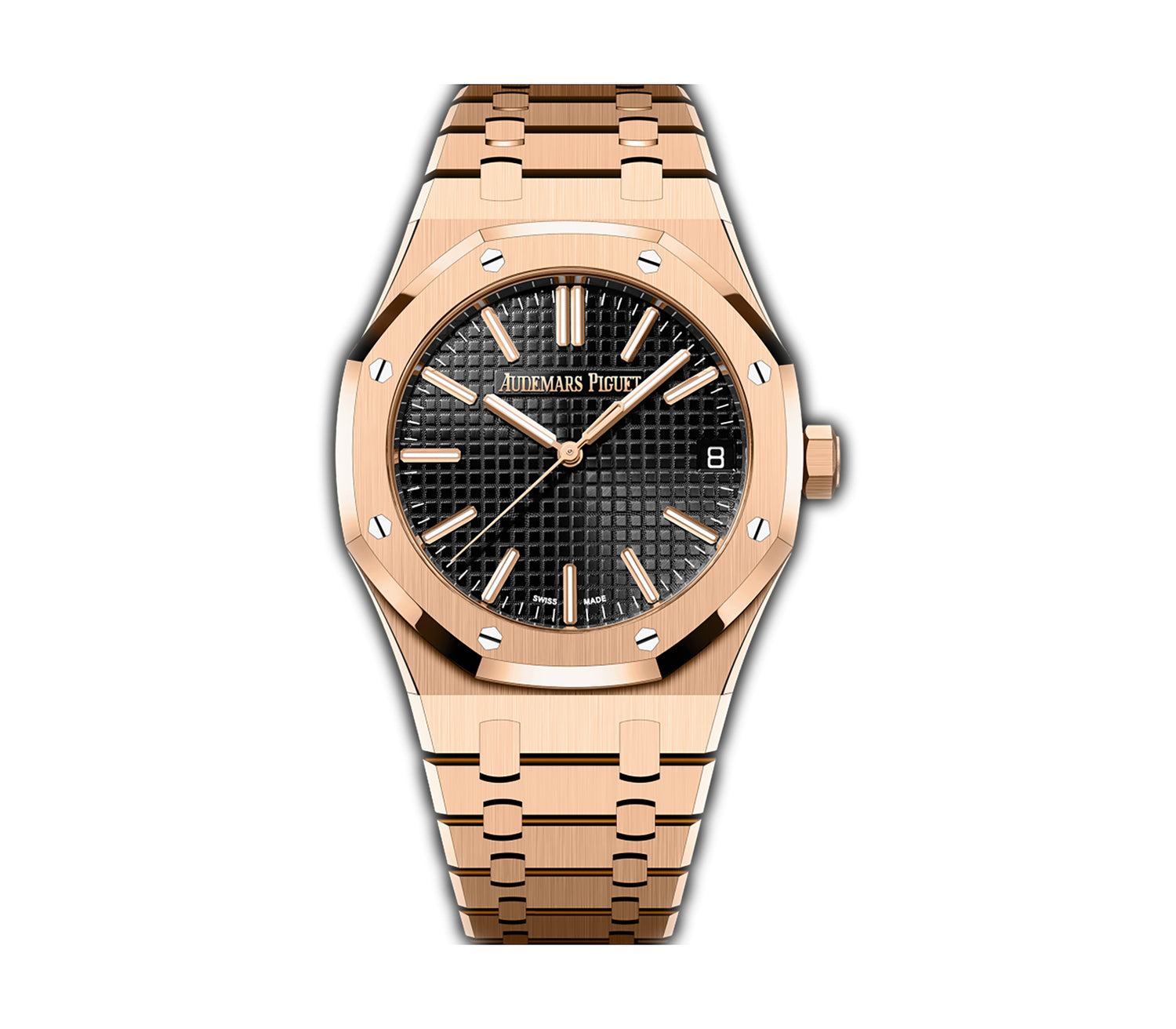 Audemars Piguet Royal Oak 41 Rose Gold Black Dial 15510OR.OO