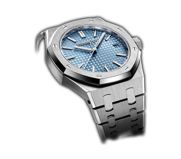 37mm Stainless Steel Light Ice Blue  Dial Automatic