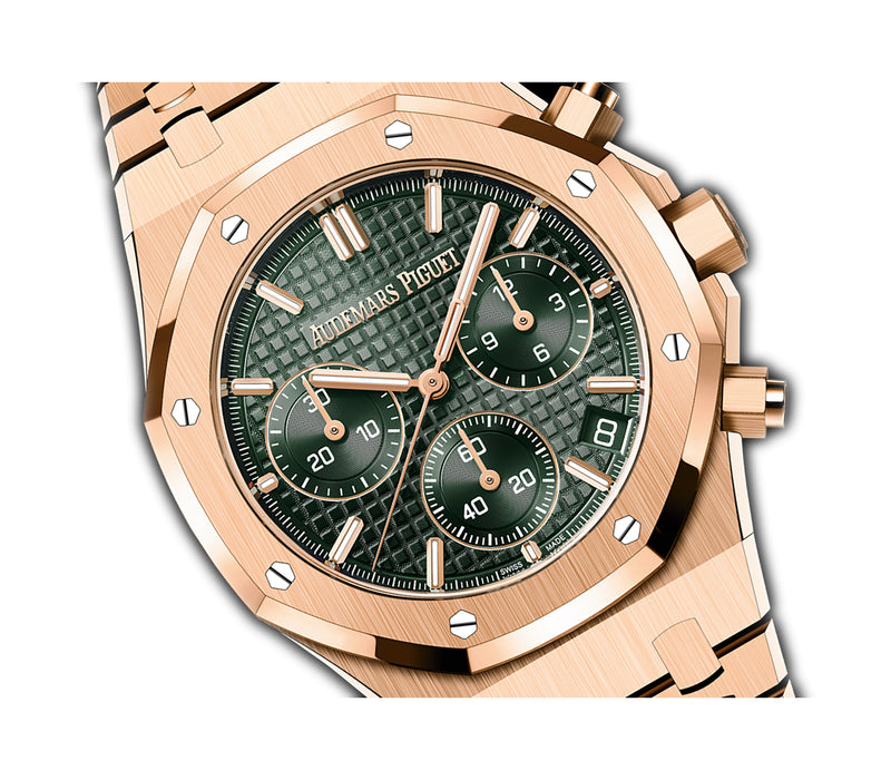 Audemars Piguet Royal Oak 18K Rose Gold Chronograph Watch
