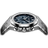41mm Chronograph Steel Blue Dial