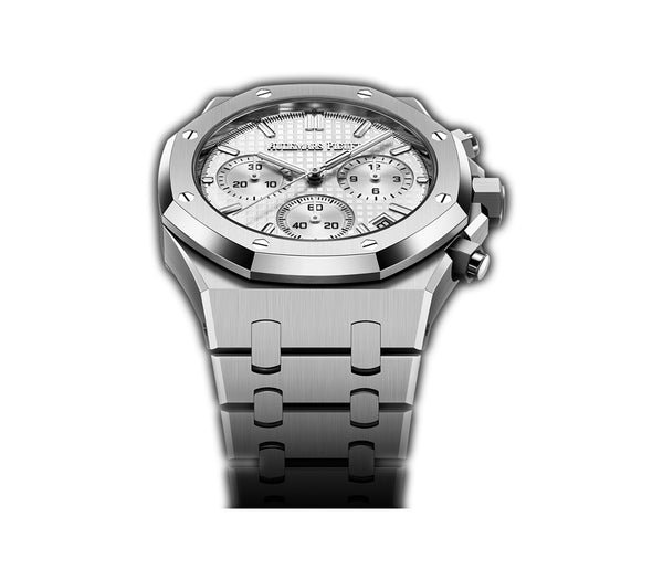 41mm Chronograph Steel Silver Dial