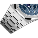 41mm Perpetual Calendar Stainless Steel Night Blue Dial