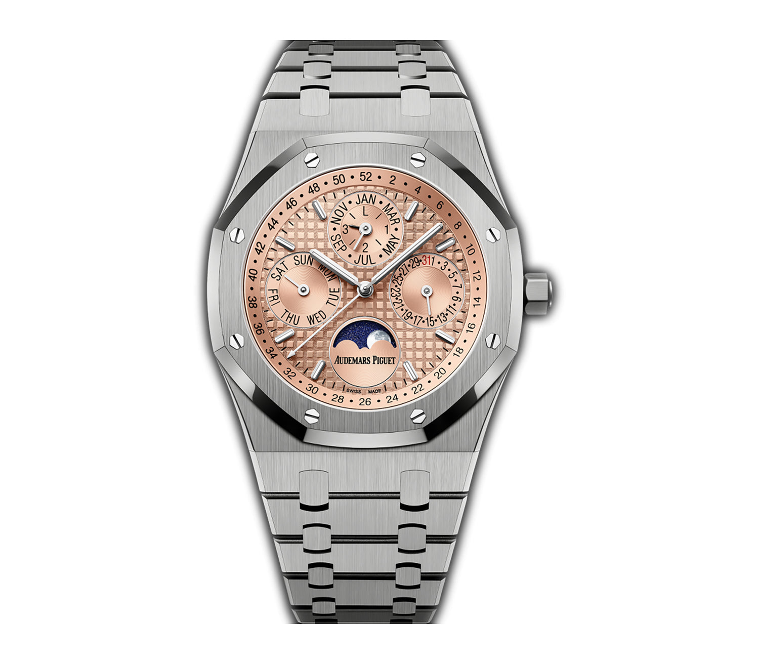 Audemars Piguet Royal Oak 41mm Perpetual Calendar Salmon Dial