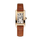 19mm Ladies Tank Americaine 18k Rose Gold 2017