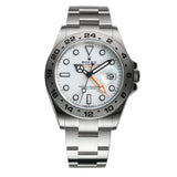 42mm Polar White Dial Orange Hand Caliber 3285