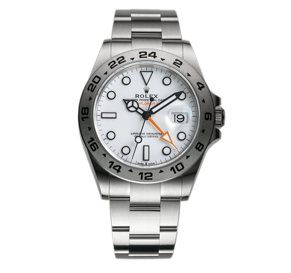 42mm Polar White Dial Orange Hand Caliber 3285