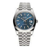 41mm Steel Blue Index Dial Jubilee