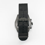 43mm Black Carbon FXD Chrono Black Dial