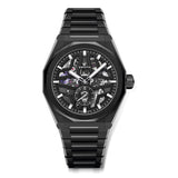 41mm Black Ceramic Black Skeleton Dial