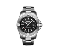 43mm Automatic Black Dial Stainless Steel Bracelet