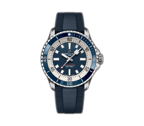 42mm Automatic Blue Dial Rubber Strap