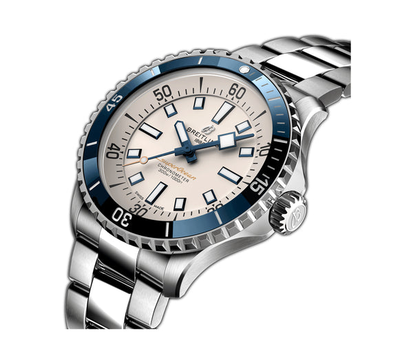 42mm Automatic Cream Dial Stainless Steel Bracelet