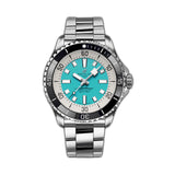 44mm Automatic Turquoise Blue Dial on Stainless Steel Bracelet