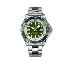 44mm Automatic Green Dial Stainless Steel Bracelet