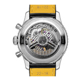 43mm B01 Chronograph Steel Black Dial Leather on Deployment