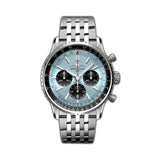 43mm B01 Chronograph Ice Blue Dial Stainless Steel Bracelet