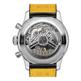 43mm B01 Chronograph Steel Silver Dial Leather Strap