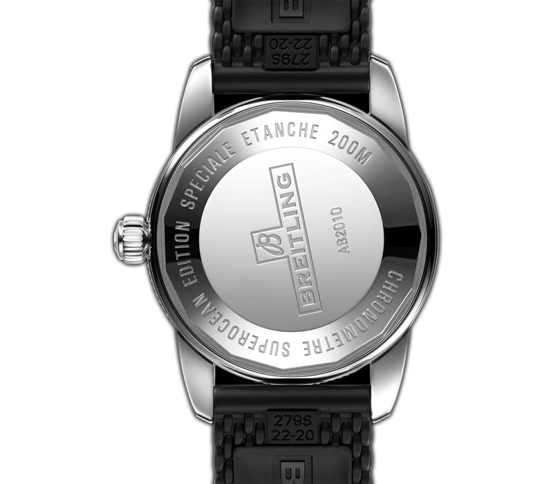 Superocean Heritage B20 Automatic 42 Stainless Steel Black on strap