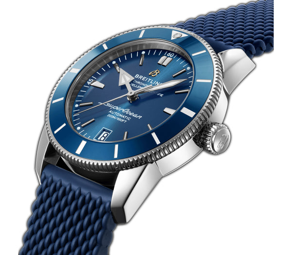 Superocean Heritage B20 Automatic 42 Stainless Steel Blue On Strap