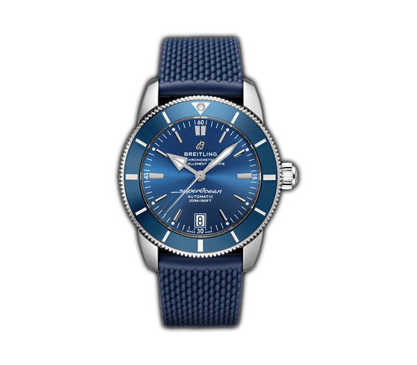 Superocean Heritage B20 Automatic 42 Stainless Steel Blue On Strap