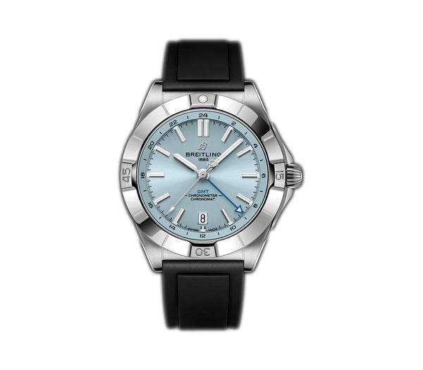 40mm Stainless Steel Automatic GMT Ice Blue Dial