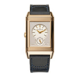 28mm Tribute Duoface 18k RG Blue Dial JLC Serviced 2025