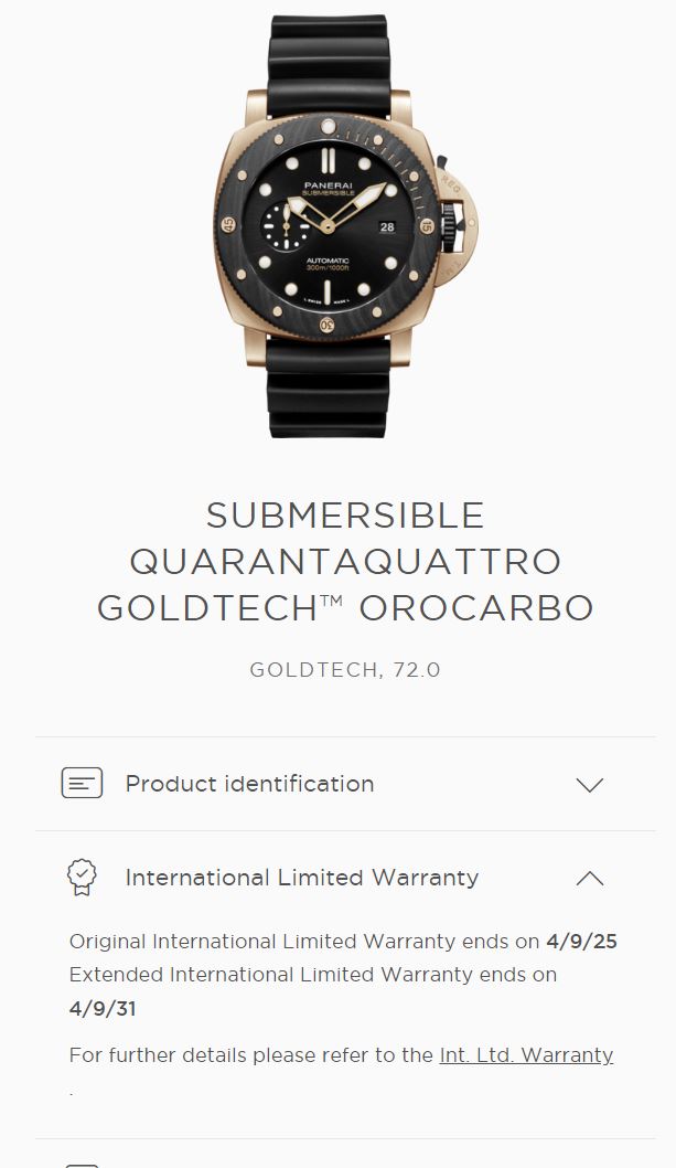 44mm QuarantaQuattro Goldtech™ OroCarbo