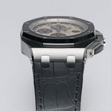 44mm Chrono Steel Ceramic Bezel Panda Unpolished