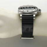 44mm QuarantaQuattro Steel Black Dial