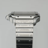 40mm Large Steel Black Dial