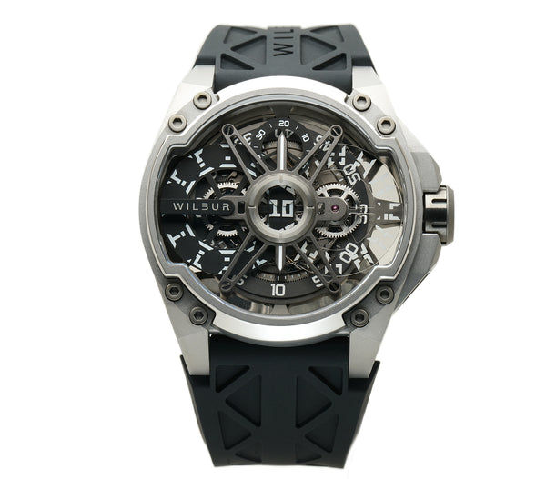 LEO JW1.2 Multi-finish titanium with Silver, grey, and black- Limited to 25 pieces