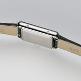 22mm Ladies Tank Must Steel Black Lacquered Dial
