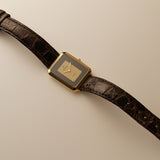 26mm Vintage Dress Watch 18k Yellow Gold Hobnail Dial