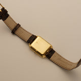 26mm Vintage Dress Watch 18k Yellow Gold Hobnail Dial