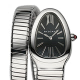 35mm Tubogas Single Spiral Steel Black Dial