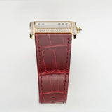 26mm Ladies Tank Divan 18k YG Diamonds