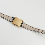 22mm Ladies 18k Yellow Gold White Dial