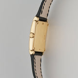 22mm Ladies 18k Yellow Gold White Dial