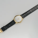 34mm Vintage Ultra Slim 18k YG Dress Watch 1990's