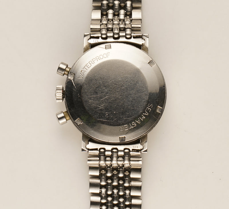 35mm Vintage Caliber 321 Chronograph Beads of Rice Bracelet Pie-Pan Dial 1965