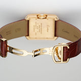 30mm Tank Anglaise 18k RG Diamonds Auto