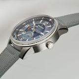 42mm Geographic Steel Ocean Grey Dial 2024