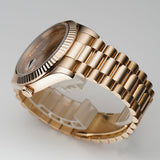 41mm 18k RG President Rose Roman Dial Full Set 2015